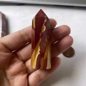 Mookaite crystal tower